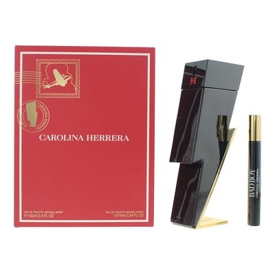 Carolina Herrera Carolina Herrera Bad Boy 2 Piece Gift Set: Eau De Toilette 100ml - Eau De Toilet