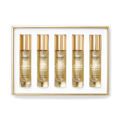 CREED Creed Men Gift Set 10ml Aventus EDP + 10ml Green Irish Tweed EDP + 10ml Silver Mountain Water EDP + 10ml Aventus Cologne + 10ml MillÃ©sime ImpÃ©rial EDP