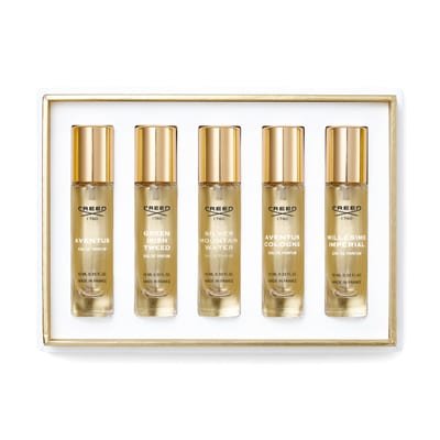 CREED Creed Men Gift Set 10ml Aventus EDP + 10ml Green Irish Tweed EDP + 10ml Silver Mountain Water EDP + 10ml Aventus Cologne + 10ml Millésime Impérial EDP