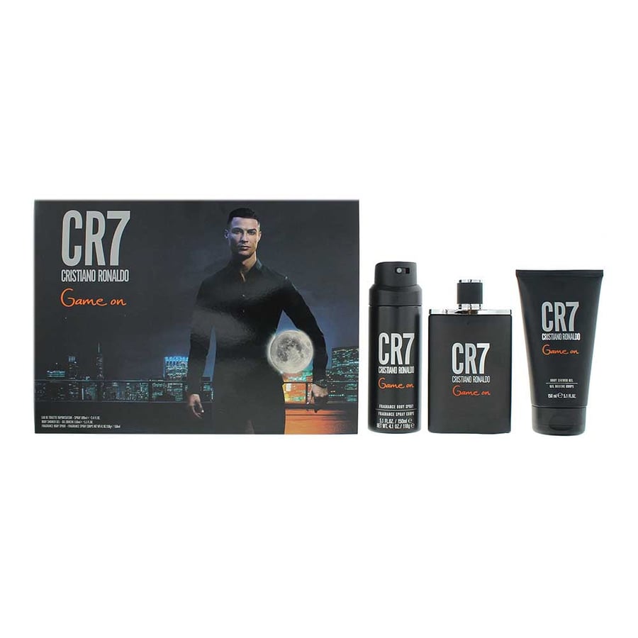 Cristiano Ronaldo Cristiano Ronaldo Cr7 Game On 3 Piece Gift Set: Eau de Toilette 100ml - Shower G