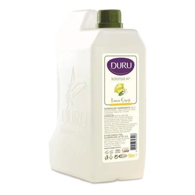 Duru Duru Cologne Lemon Turkish Scented Mini Water Canister