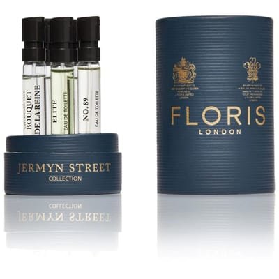 Floris Floris Jermyn Street Discovery Collection Gift Set 5 Pieces (1x 2ml JF EDT 1x 2ml Santal EDT 1x 2ml Jermyn Street EDT 1x 2ml Elite EDT 1x 2ml No. 89 EDT)