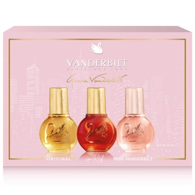 Gloria Vanderbilt Gloria Vanderbilt Gift Set 10ml Vanderbilt EDT + 10ml In Red EDT + 10ml Miss Vanderbilt EDT