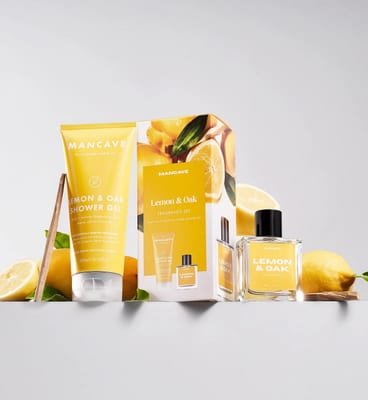 Mancave Mancave Lemon & Oak Edt Shower Set