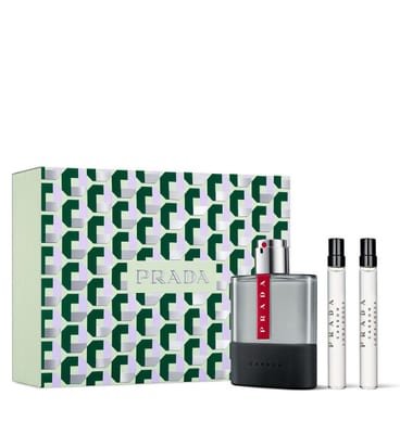 Prada Prada Luna Rossa Carbon Eau De Toilette 100Ml & 10Ml Set