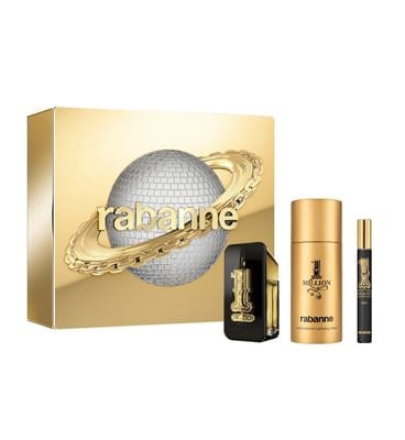 Rabanne Rabanne 1 Million Black Eau De Toilette 50Ml Gift Set