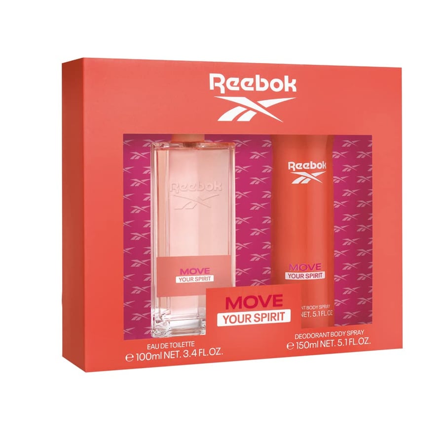 Reebok Reebok Move Your Spirit Women Gift Set 100ml EDT + 150ml Body Spray