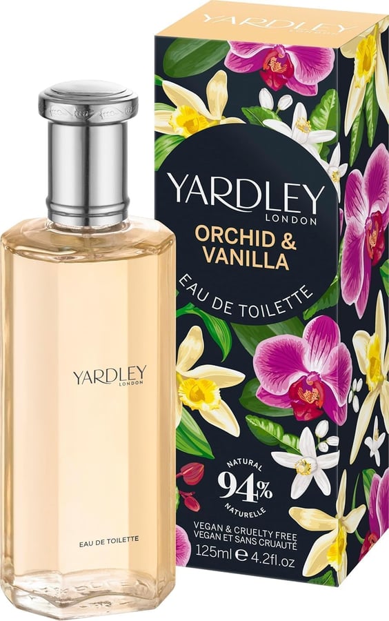 Yardley Yardley Orchid & Vanilla Eau de Toilette 125ml Spray