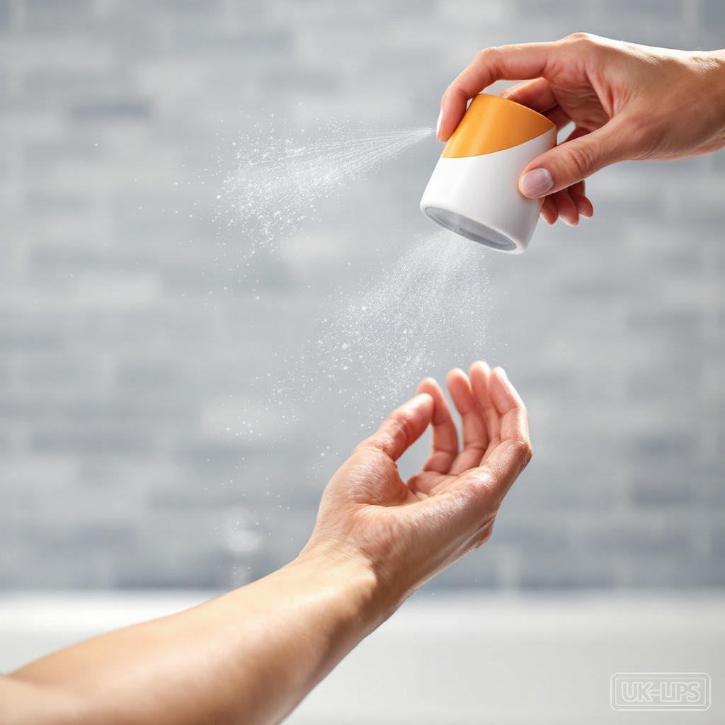Nivea Sun Protect & Bronze spray in use on skin