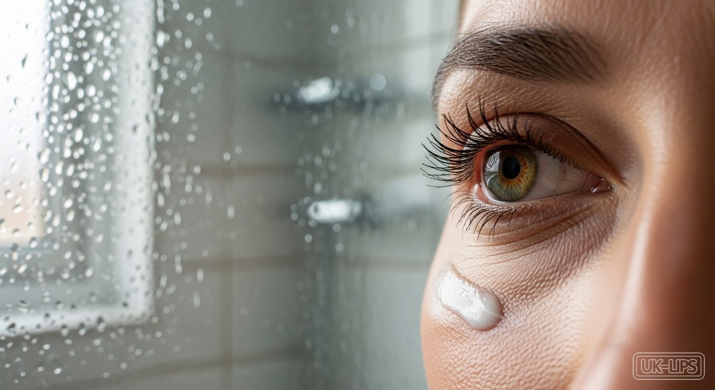 Woman applying Clinique Quickliner for Brows in soft natural light