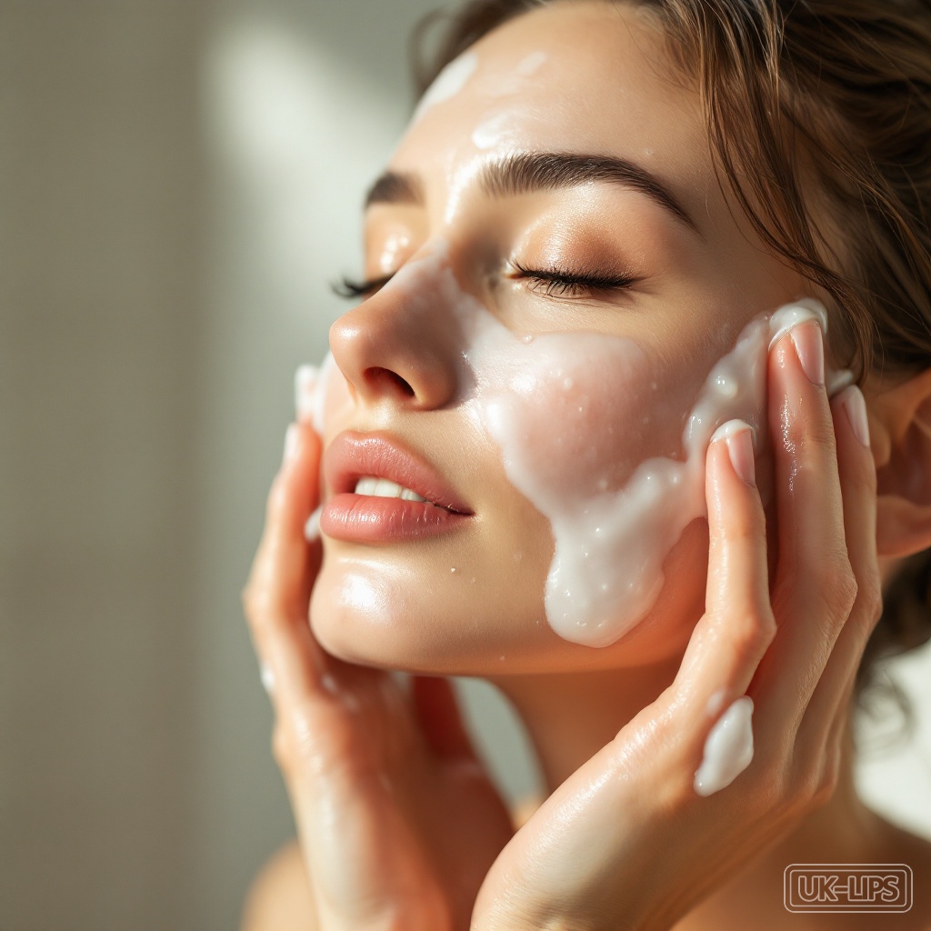 Step-by-step double cleanse with No7 gel-oil-milk formula