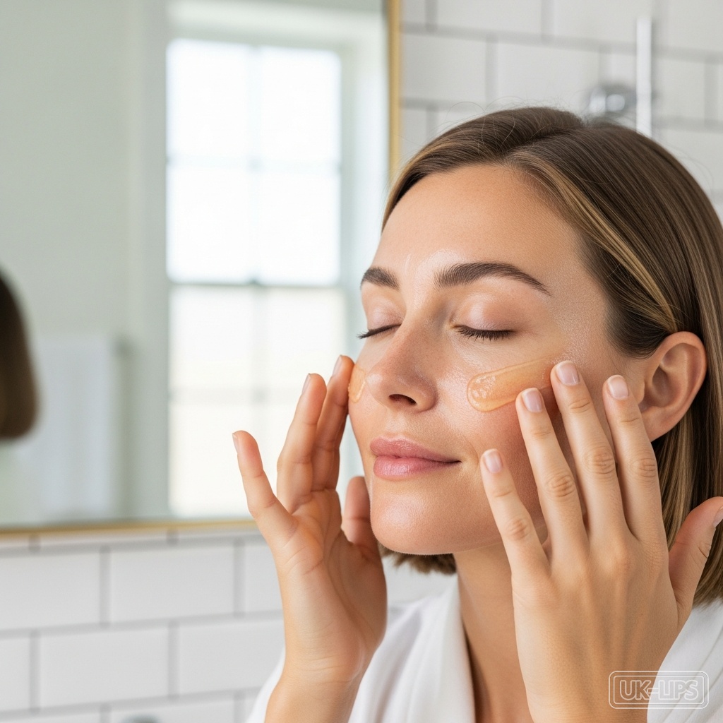 Gentle enzyme exfoliation before BB cream application