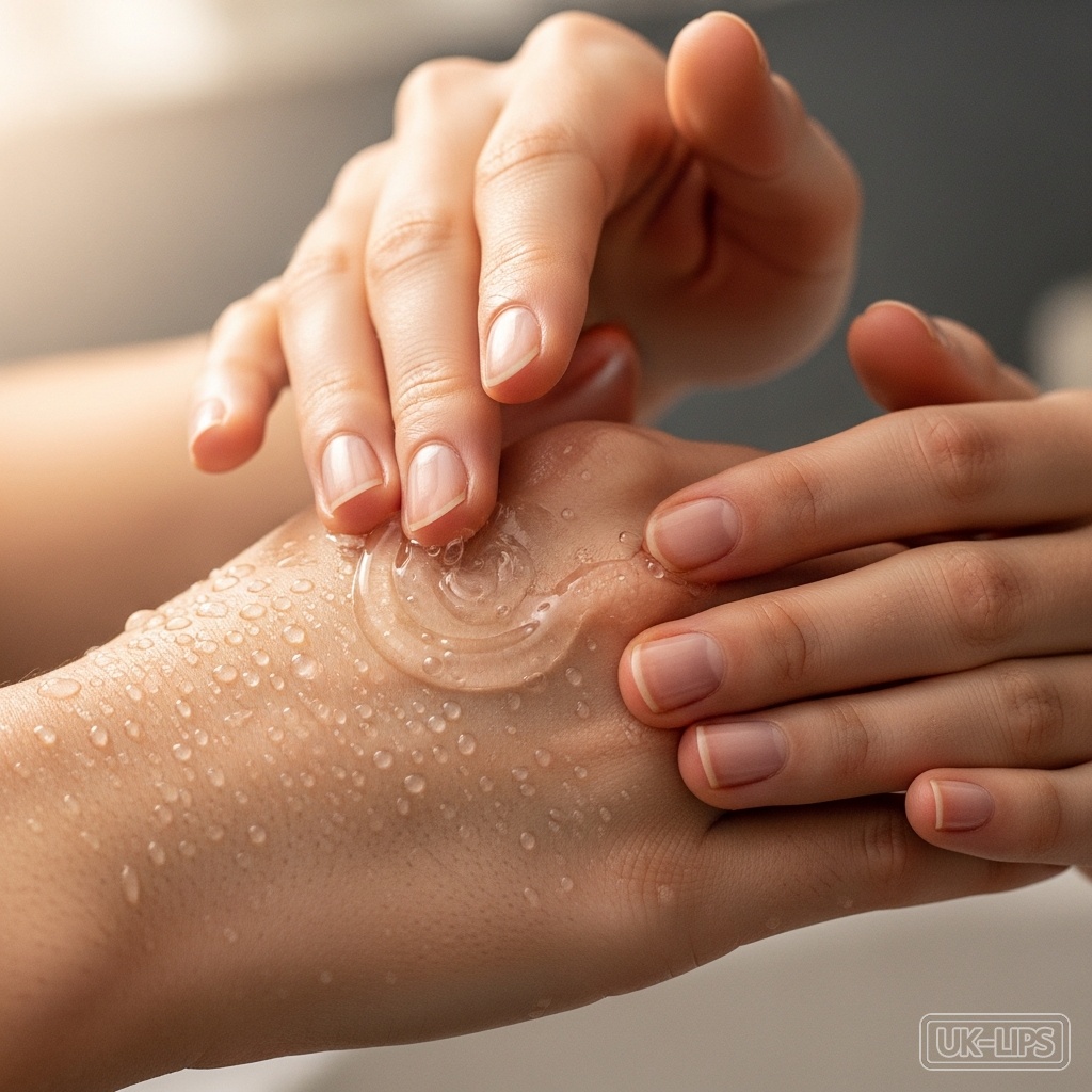 Step-by-step cleansing motion for smooth foundation application