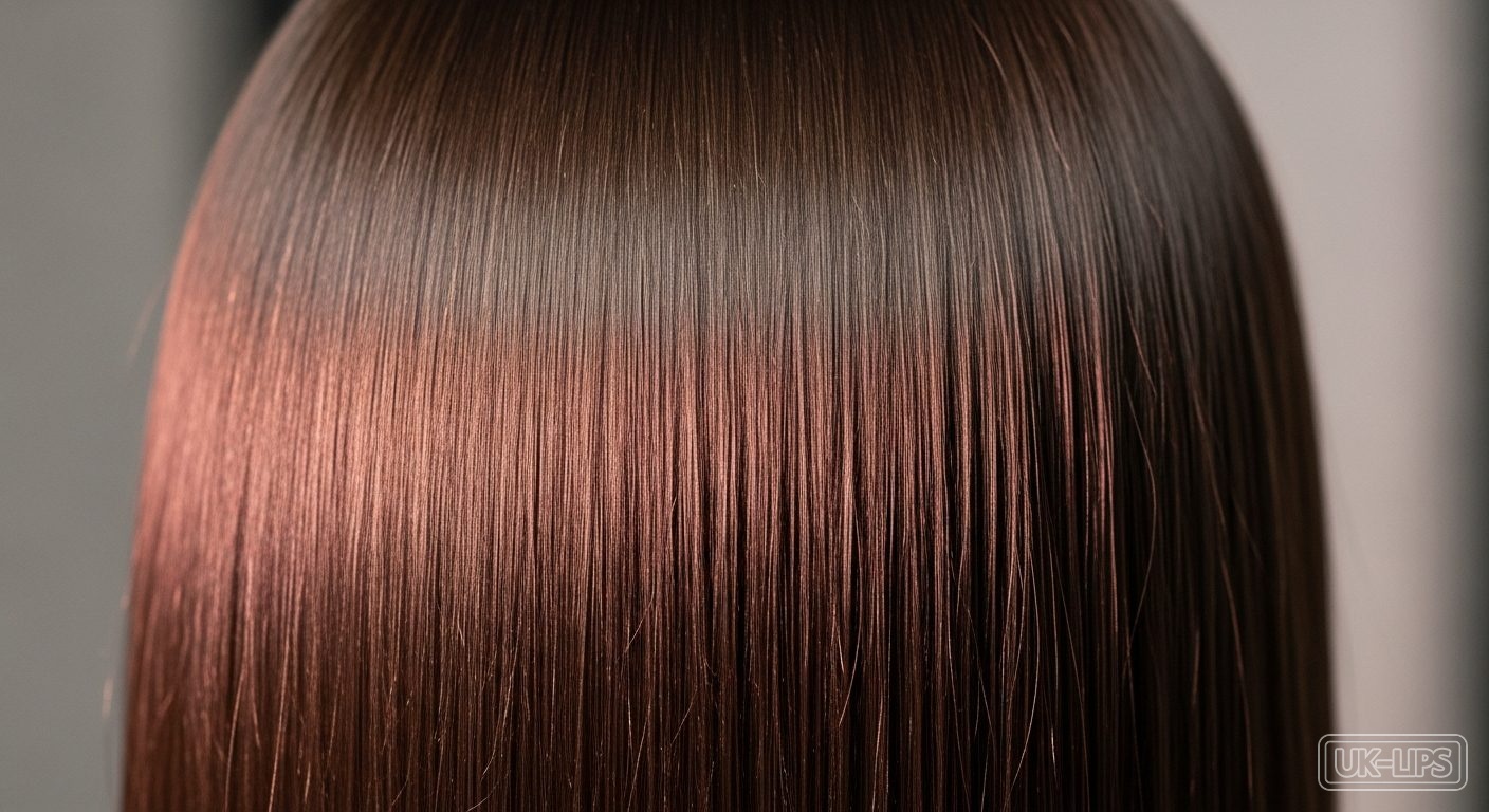 Sleek straight hair after proper pre-treatment with no breakage