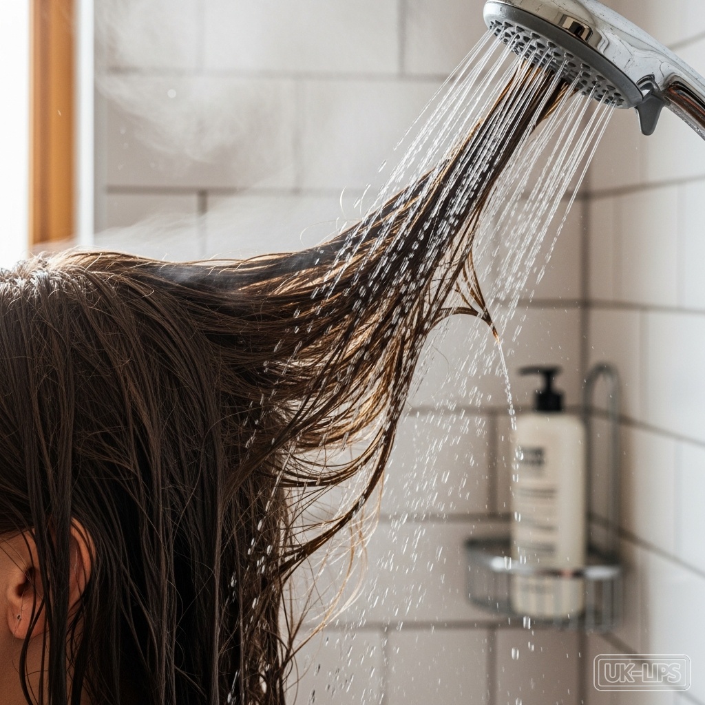 Rinsing hair properly for best shampoo results