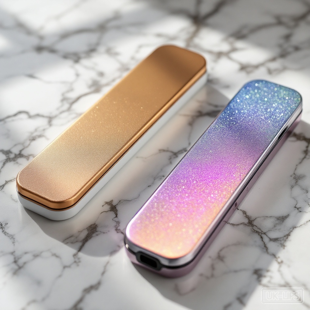 Ceramic versus titanium straightener plates comparison close-up