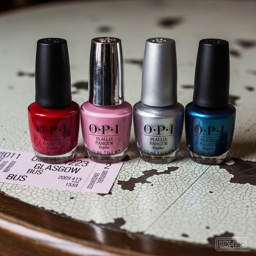 OPI nail polish UK picks – Comet Closer, Gargantuan Grape, Navy Gation and Blue Chips