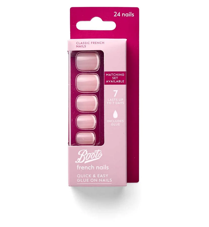 Boots Boots False Nail Classic French Nails X24