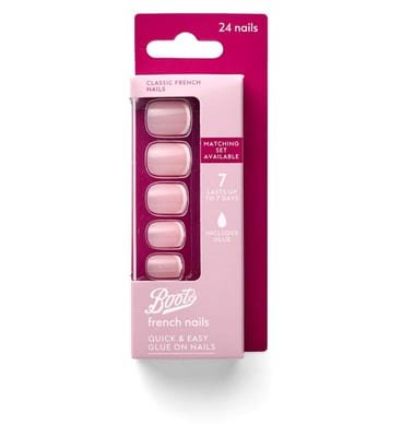 Boots Boots False Nail Classic French Nails X24
