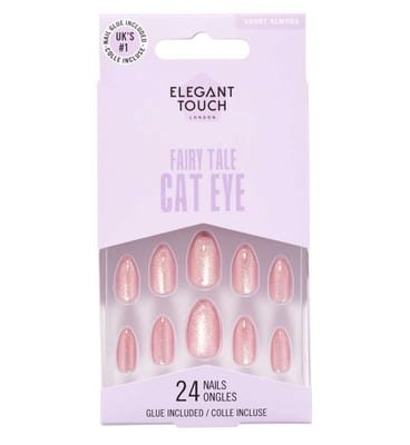 Elegant Touch Elegant Touch Fairy Tale Cat Eye Aurora False Nails With Glue 24S