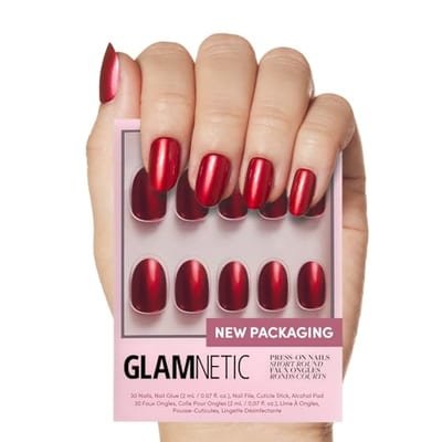 Glamnetic Glamnetic Press On Nail Kit Cherry Glaze 30S