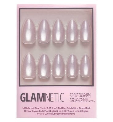 Glamnetic Glamnetic Press On Nail Kit Glass Finish Selenite 30S