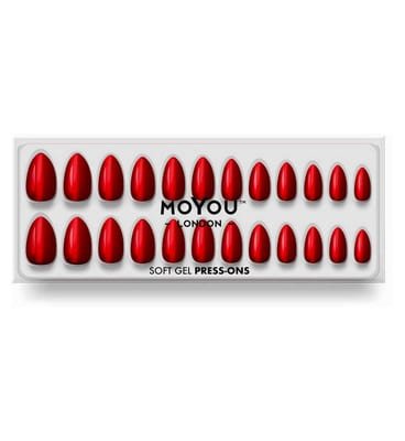 MoYou London MoYou London Soft Gel Press On Nails Red Alert Set