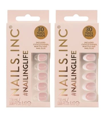 Nails Inc Nails Inc Nails.inc French Mani Press On Nails Duo