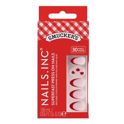 Nails.INC (US) Nails.INC x Smucker’s® Strawberry Picked French Tip Press-On Nails