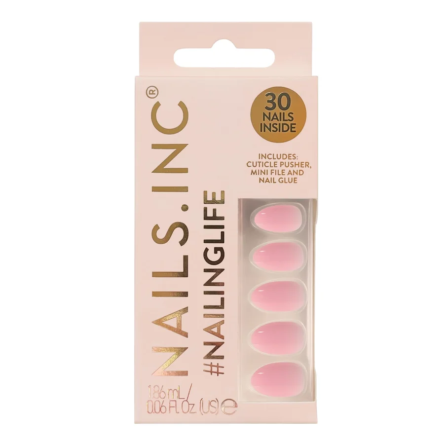 Nails.INC Totally Taylor Classic Pink Press-On Nails