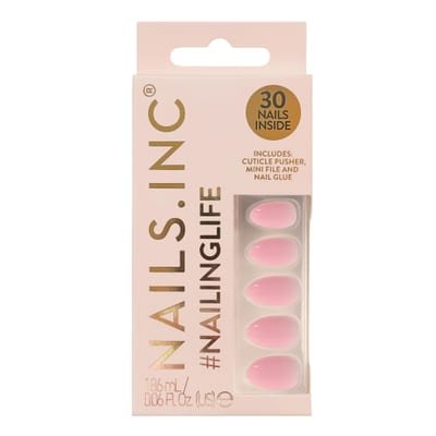 Nails.INC Totally Taylor Classic Pink Press-On Nails