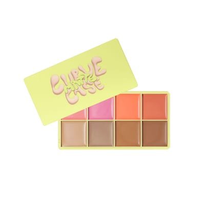 Made By Mitchell Made By Mitchell Curve Case Matte Blusher Palette Light 8X5g