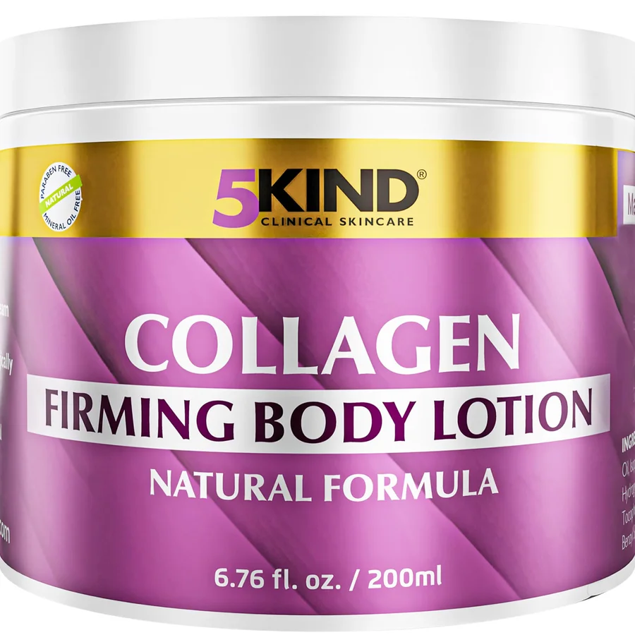 5KIND CLINICAL SKINCARE 5KIND CLINICAL SKINCARE 5kind Collagen Firming Body Lotion 200ml - Collagen Body Cream for Women - Luxury Collogen Firming Cream - Neck Firming Cream for Loose Skin