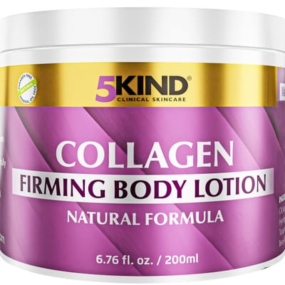 5KIND CLINICAL SKINCARE 5KIND CLINICAL SKINCARE 5kind Collagen Firming Body Lotion 200ml - Collagen Body Cream for Women - Luxury Collogen Firming Cream - Neck Firming Cream for Loose Skin