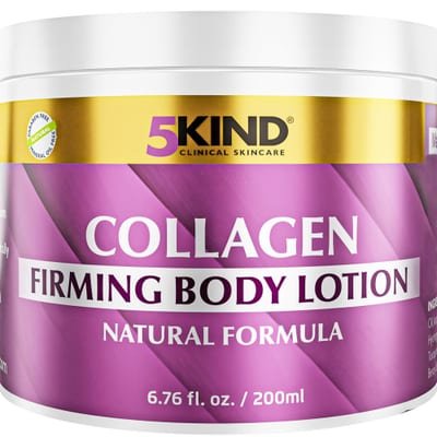 5KIND CLINICAL SKINCARE 5KIND CLINICAL SKINCARE 5kind Collagen Firming Body Lotion 200ml - Collagen Body Cream for Women - Luxury Collogen Firming Cream - Neck Firming Cream for Loose Skin