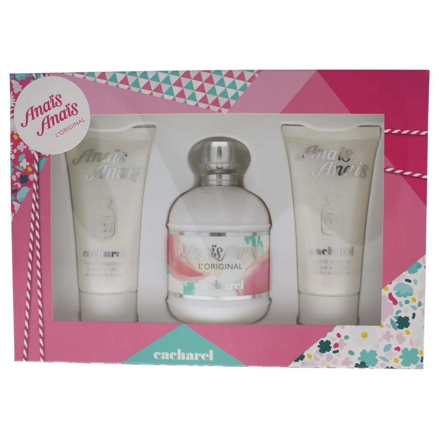 Cacharel Cacharel AnaÃ¯s AnaÃ¯s L'Original Gift Set 100ml EDT + 2 x 50ml Body Lotion