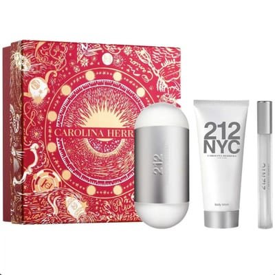 Carolina Herrera Carolina Herrera 212 NYC Gift Set 100ml EDT + 100ml Body Lotion + 10ml EDT