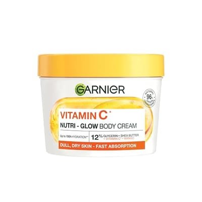 Garnier Garnier Vitamin C* Nutri – Glow Body Cream, 380Ml Br/>