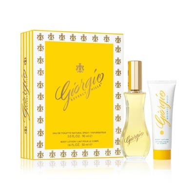 Giorgio Beverly Hills Giorgio Beverly Hills Yellow 2 Piece Gift Set: Eau De Parfum 90ml - Body Lotion 50ml