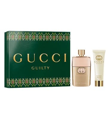 Gucci Gucci Guilty Pour Femme Eau De Parfum For Women And Body Lotion Duo Gift Set 90Ml & 50ml