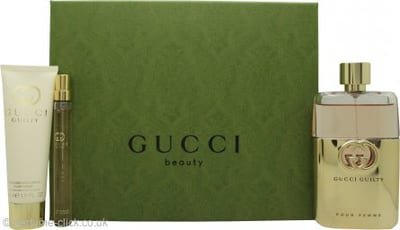 Gucci Gucci Guilty Pour Femme Gift Set 90ml EDP + 10ml EDP + 50ml Body Lotion