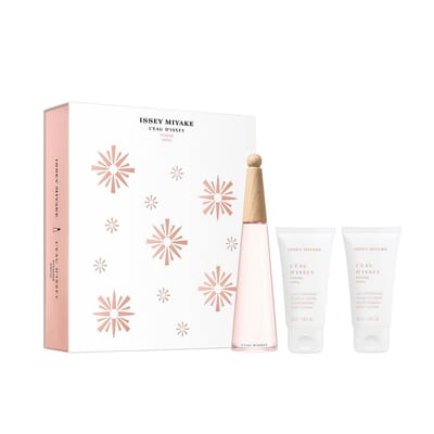 Issey Miyake Issey Miyake L'eau D'issey Pivoine 3 Piece Gift Set: Eau de Toilette 50ml - Body Lotion 50ml - Shower Cream 50ml