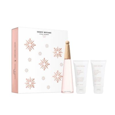 Issey Miyake Issey Miyake L'eau D'issey Pivoine 3 Piece Gift Set: Eau de Toilette 50ml - Body Lotion 50ml - Shower Cream 50ml