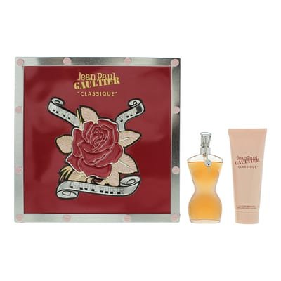Jean Paul Gaultier Jean Paul Gaultier Classique 2 Piece Gift Set: Eau De Toilette 50ml - Body Lotion 75ml
