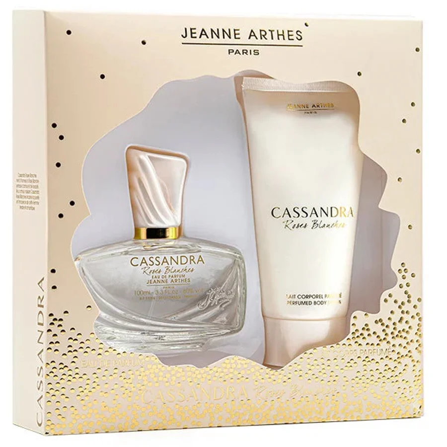 Jeanne Arthes Jeanne Arthes Cassandra Roses Blanches Gift Set 100ml EDP + 100ml Body Lotion
