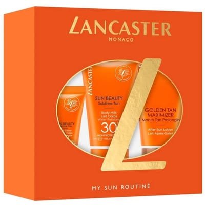 Lancaster Lancaster My Sun Routine Gift Set - Sun Routine SPF 30 Face Cream 3ML + Sun Routine SPF 30+ Body Milk 50ML + Golden Tan Maximiser FSL 50ML