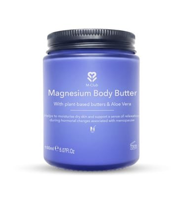 M-Club M-Club Magnesium Body Butter - Cooling Sleep Cream With Menthol, Aloe Vera & Centella For Dry Skin 150g