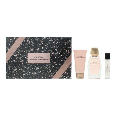 Narciso Rodriguez Narciso Rodriguez All Of Me 3 Piece Gift Set: Eau De Parfum 90ml - Body Lotion 50ml - Eau De Parfum 10ml