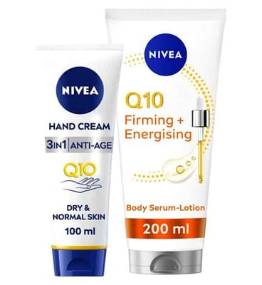 Nivea Nivea Body Serum & Anti Aging Hand Bundle