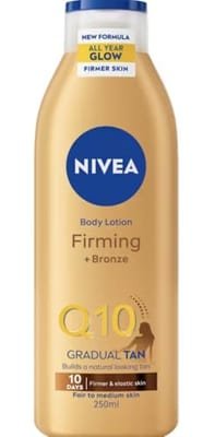 Nivea Nivea Q10 Firming + Bronzing Gradual Tan Body Lotion Fair To Medium250 ml, 250ml